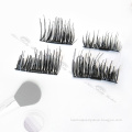 Silk magnetic eyelash hand made synthetic magnet eyelash